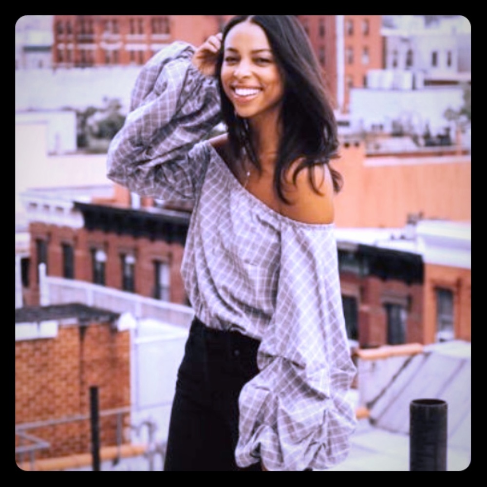 Anthropologie Guest Editor Off Shoulder top